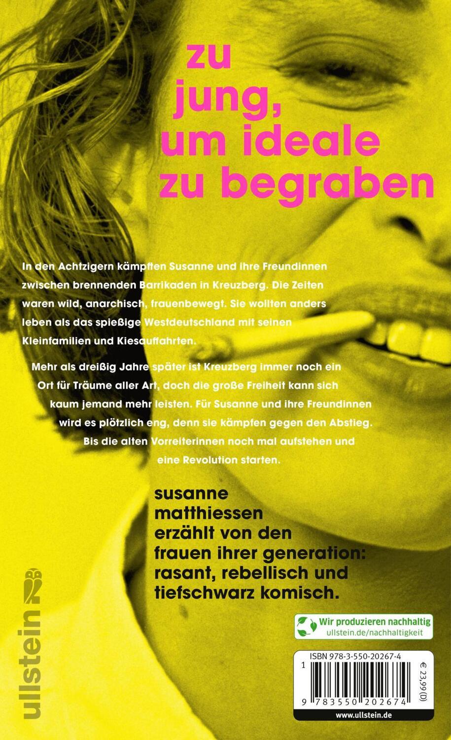 Rückseite: 9783550202674 | Lass uns noch mal los | Susanne Matthiessen | Buch | 336 S. | Deutsch