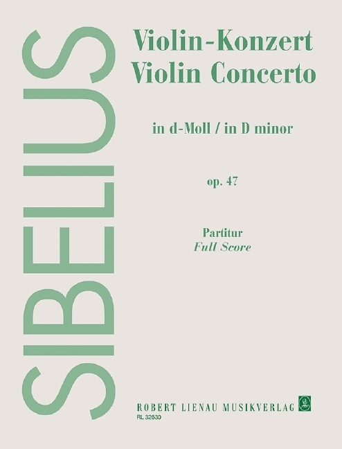 Cover: 9790011326305 | Violin-Konzert d-Moll op. 47. | Jean Sibelius | Buch | 68 S. | Deutsch