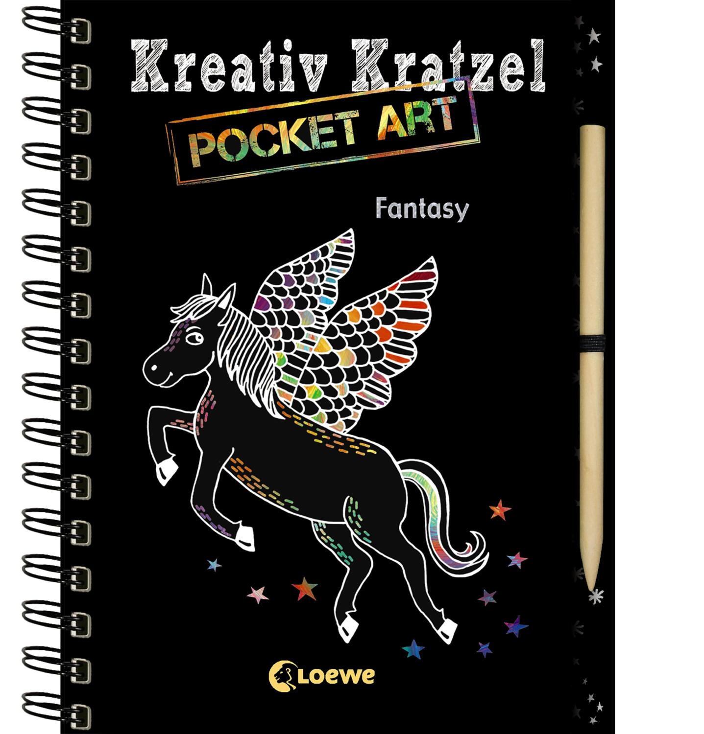 Cover: 9783785586730 | Kreativ-Kratzel Pocket Art: Fantasy | Taschenbuch | Spiralbindung