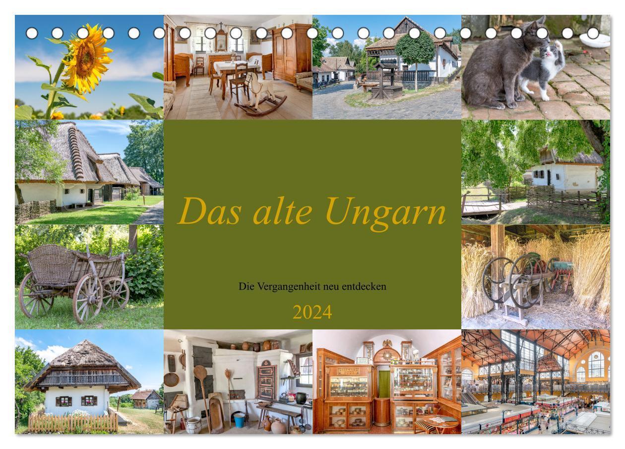 Cover: 9783675423381 | Das alte Ungarn (Tischkalender 2024 DIN A5 quer), CALVENDO...