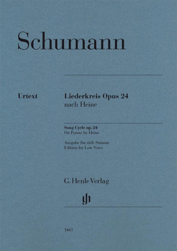 Cover: 9790201814650 | Robert Schumann - Liederkreis op. 24 | Robert Schumann | Taschenbuch