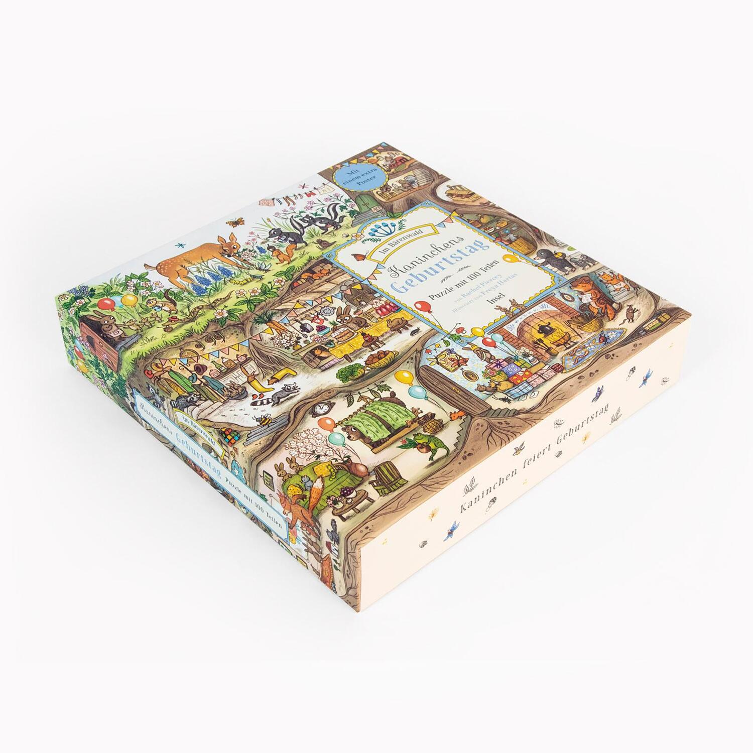 Bild: 9783458643234 | Im Bärenwald. Kaninchens Geburtstag. Puzzle mit 100 Teilen für...