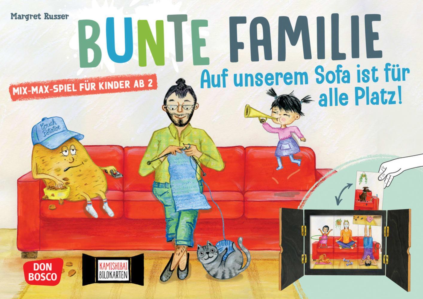 Cover: 4260694921258 | Bunte Familie: Auf unserem Sofa ist für alle Platz. Mix-Max-Spiel...