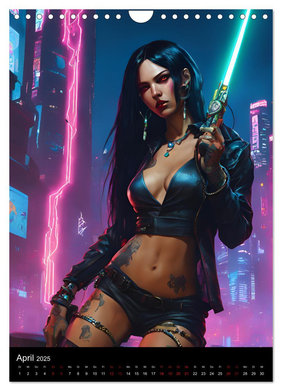 Bild: 9783457217313 | Die Hexen von Cyberpunk City (Wandkalender 2025 DIN A4 hoch),...