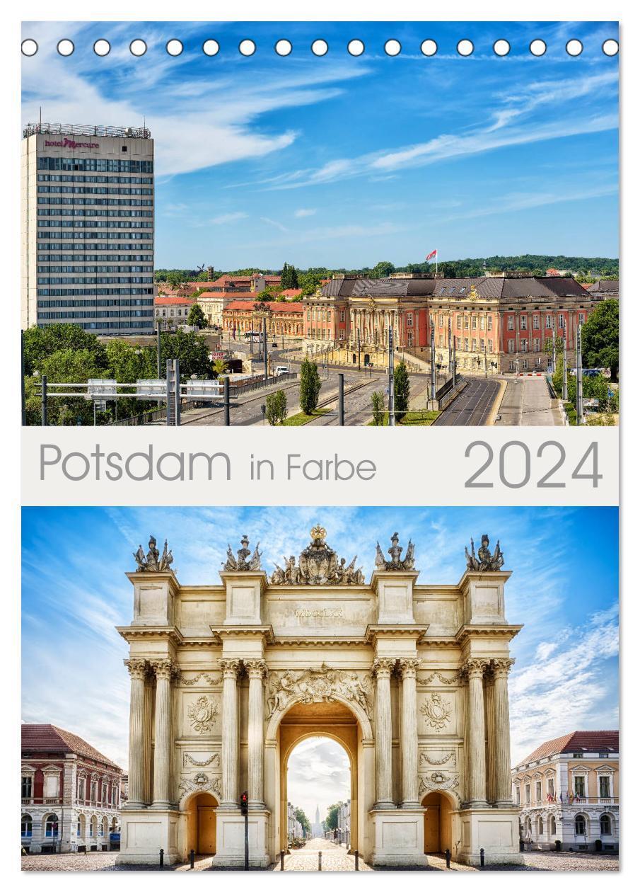 Cover: 9783383071317 | Potsdam in Farbe (Tischkalender 2024 DIN A5 hoch), CALVENDO...