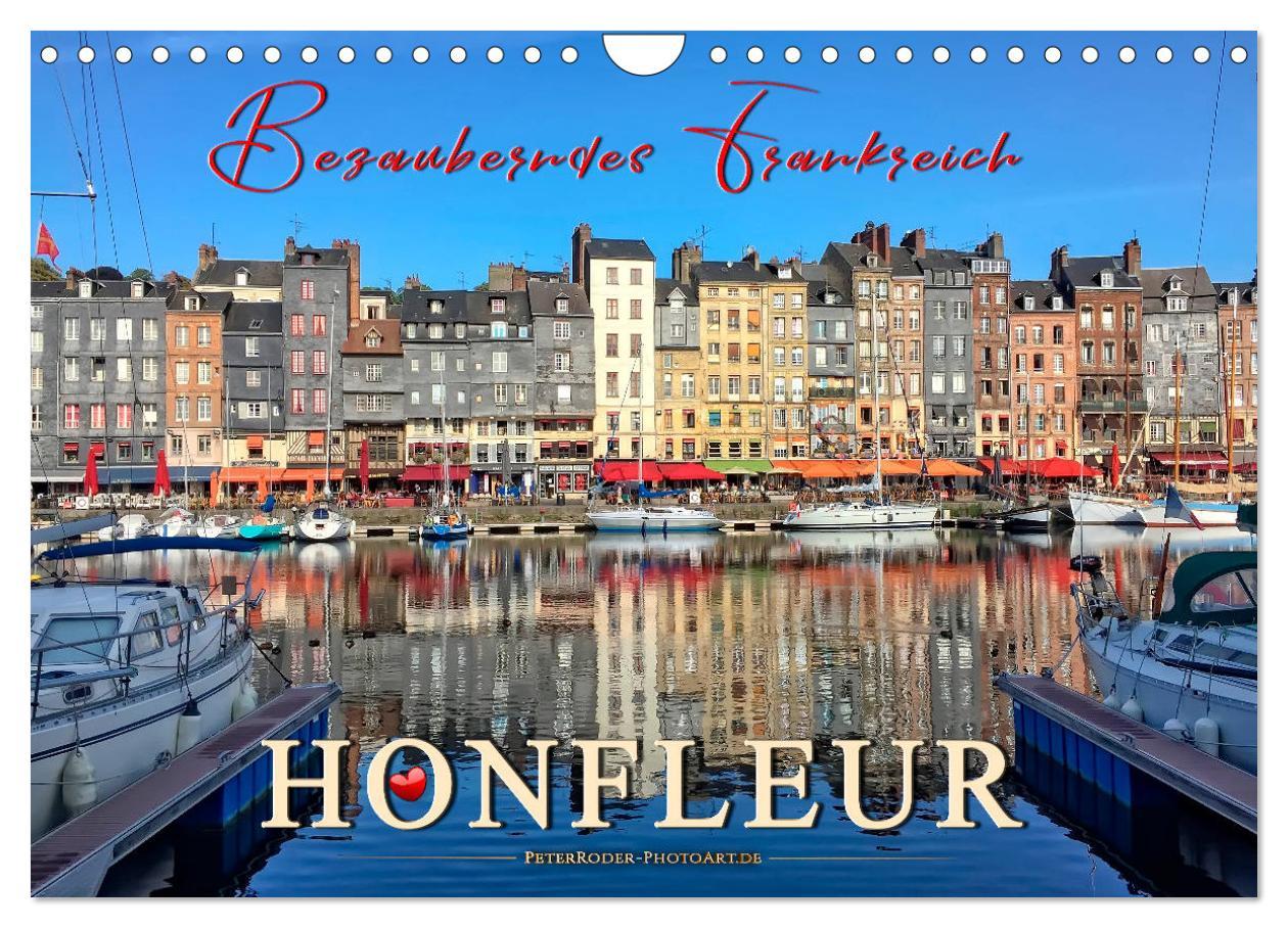 Cover: 9783435326556 | Honfleur - Bezauberndes Frankreich (Wandkalender 2025 DIN A4 quer),...