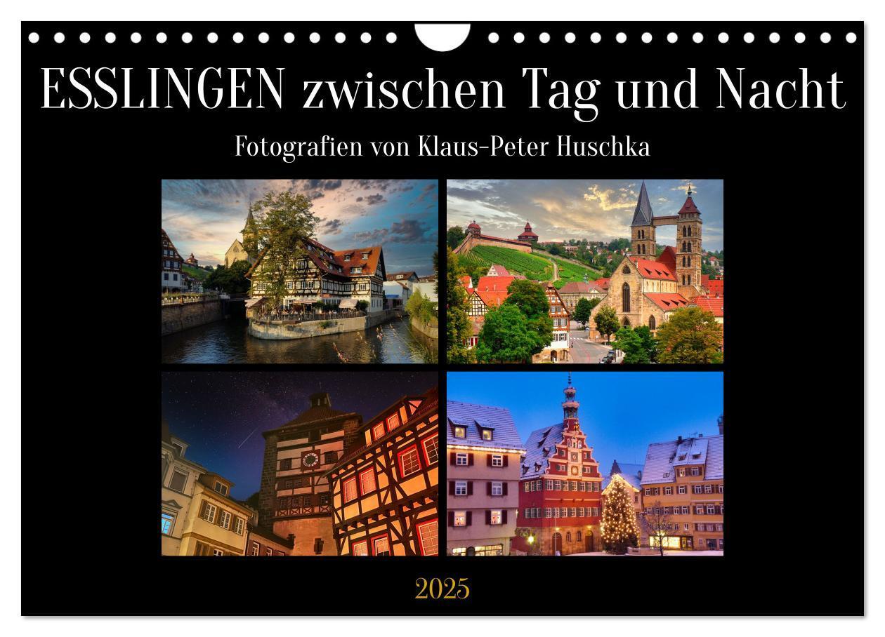 Cover: 9783457180662 | Esslingen zwischen Tag und Nacht (Wandkalender 2025 DIN A4 quer),...