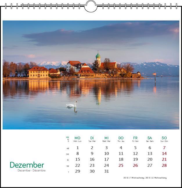 Bild: 9783861924111 | Östlicher Bodensee 2025 | Postkarten-Tischkalender | Fotografen | 2025