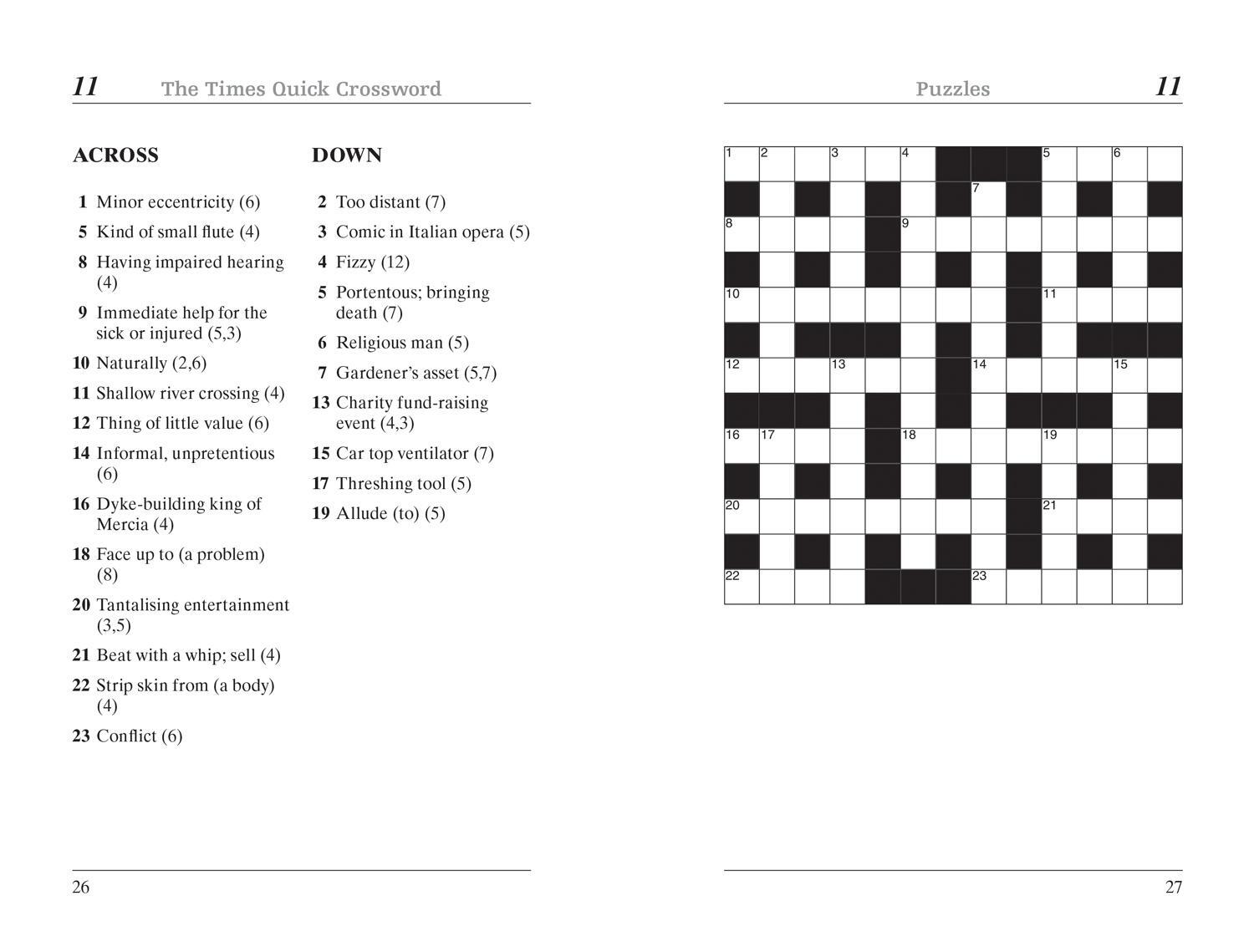 Bild: 9780008472665 | The Times Quick Crossword Book 26 | 100 General Knowledge Puzzles
