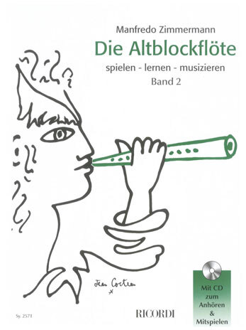 Cover: 9790204225712 | Zimmermann, M: Altblockflöte Band 2 | Spielen - lernen - musizieren