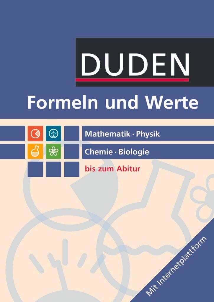 Cover: 9783835513686 | Formeln und Werte - Sekundarstufe I und II. Mathematik - Physik -...