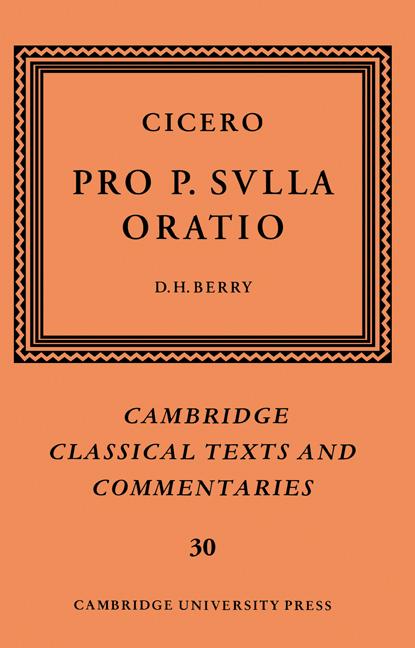 Cover: 9780521604215 | Cicero | Pro P. Sulla Oratio | Marcus Tullius Cicero (u. a.) | Buch