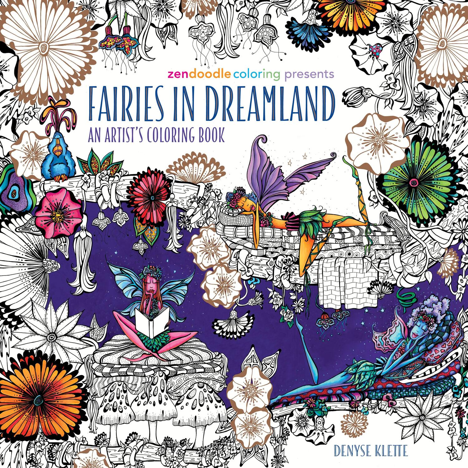 Cover: 9781250108838 | Zendoodle Coloring Presents Fairies in Dreamland: An Artist's...