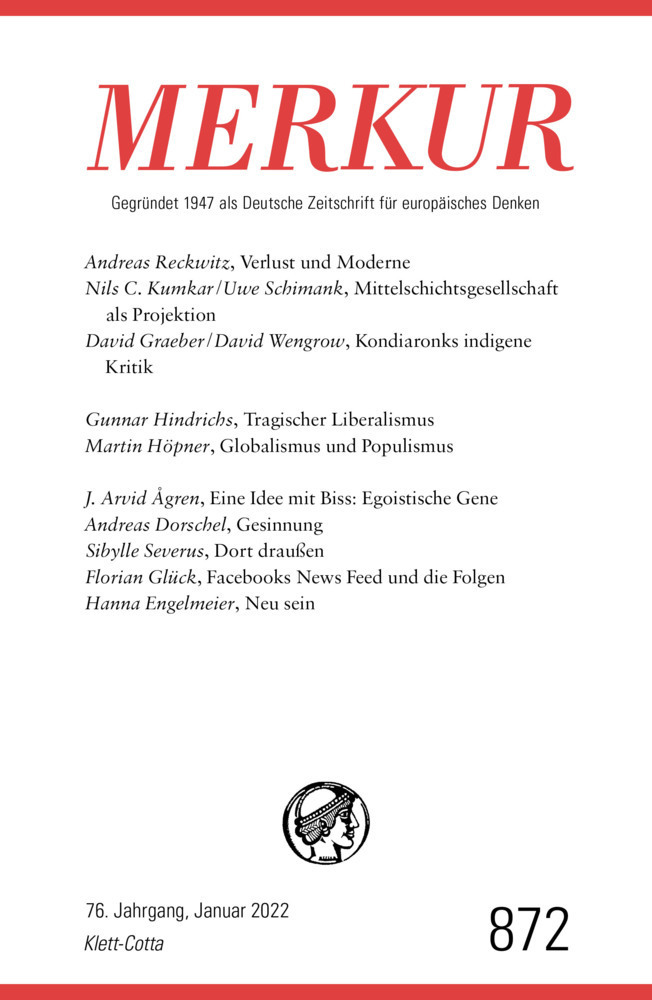 Cover: 9783608975123 | MERKUR Gegründet 1947 als Deutsche Zeitschrift für europäisches...