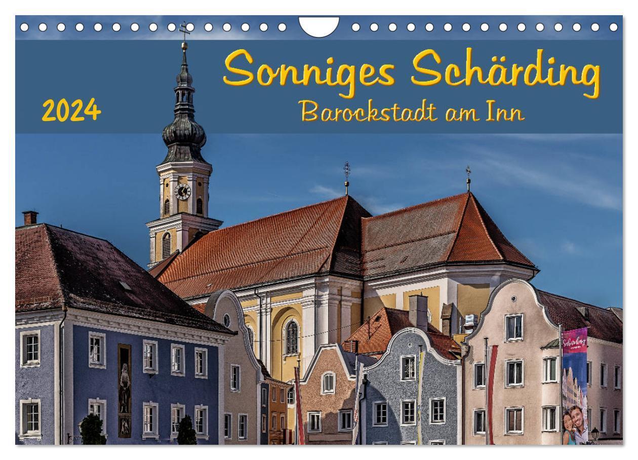 Cover: 9783383030116 | Sonniges Schärding, Barockstadt am Inn (Wandkalender 2024 DIN A4...
