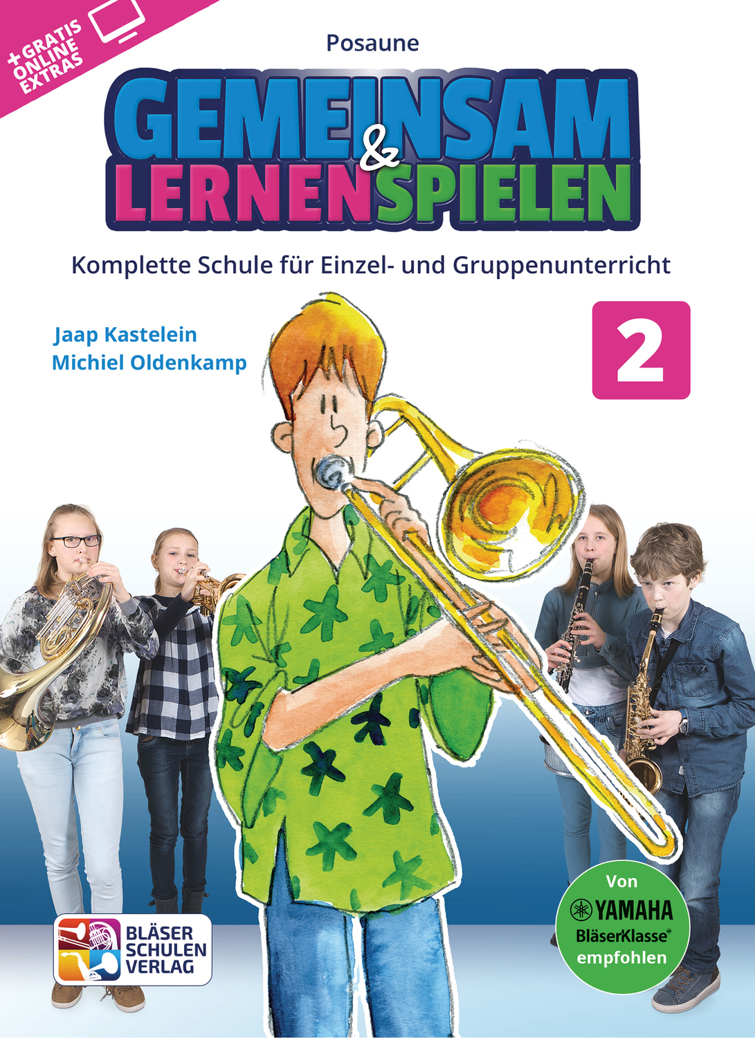Cover: 9790700382247 | Gemeinsam Lernen und Spielen Band 2 | Posaune | Michiel Oldenkamp