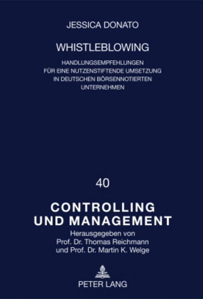 Cover: 9783631595596 | Whistleblowing | Jessica Donato | Buch | HC gerader Rücken kaschiert