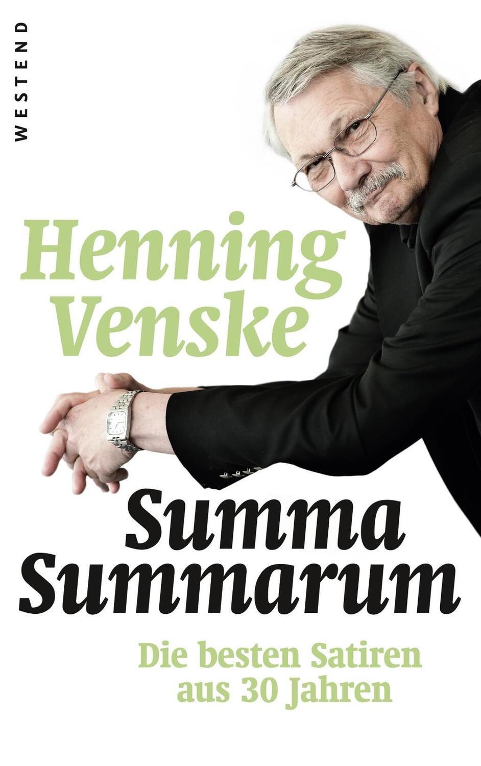 Cover: 9783864892455 | Summa Summarum | Henning Venske | Buch | Deutsch | 2019 | Westend