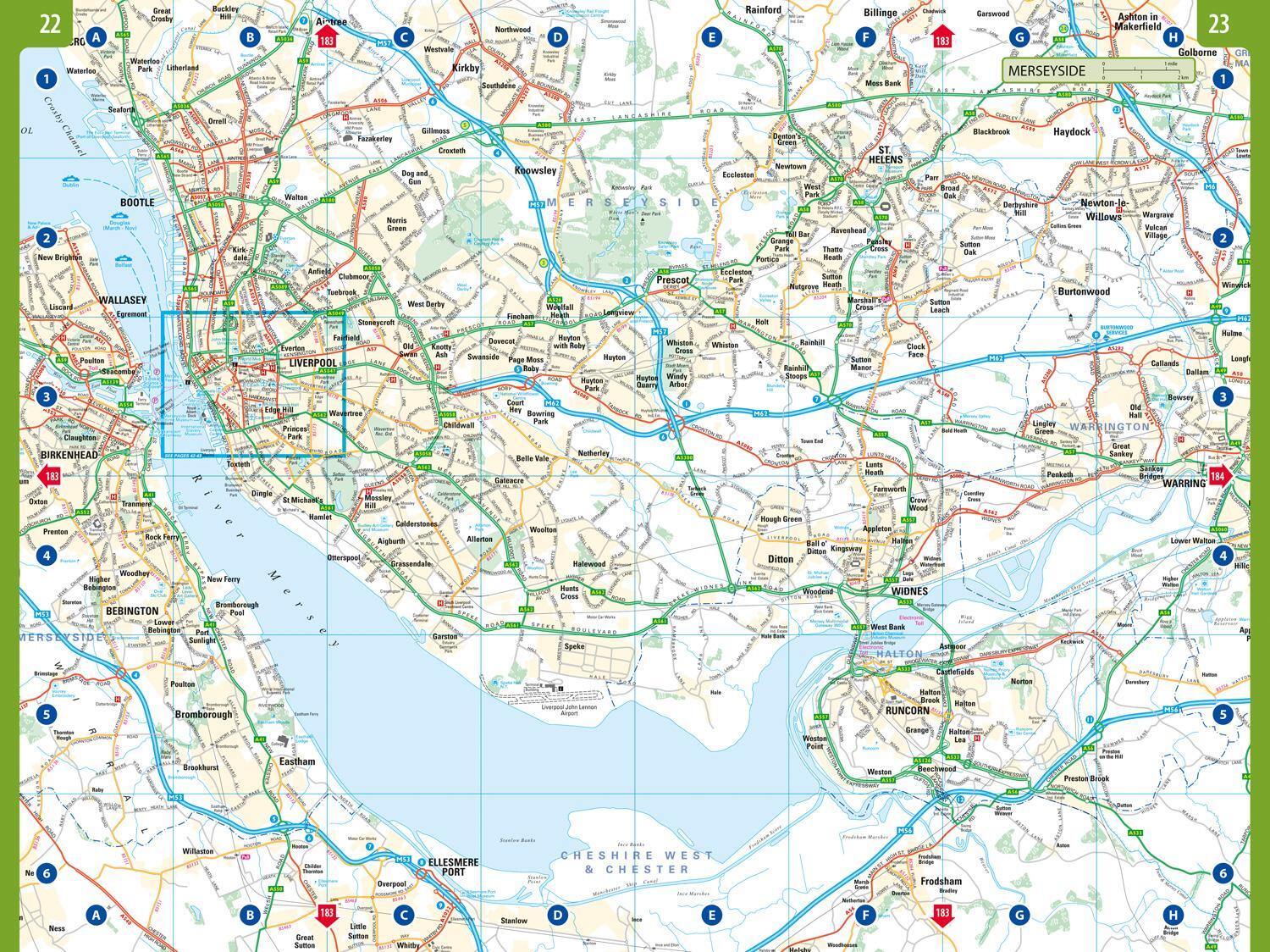 Bild: 9780008652906 | 2025 Collins Essential Road Atlas Britain and Northern Ireland | Maps