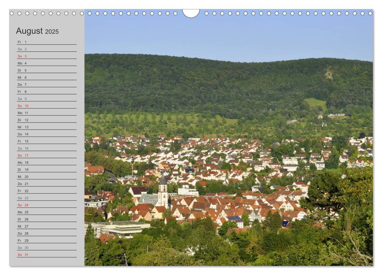 Bild: 9783435440078 | Pfullingen ... und Umgebung (Wandkalender 2025 DIN A3 quer),...