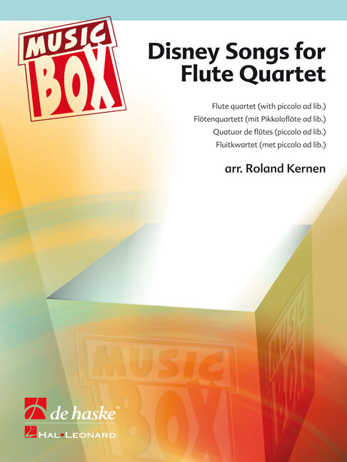Cover: 9789043128476 | Disney Songs For Flute Quartet | Mit Pikkoloflöte ad lib. | Kernen
