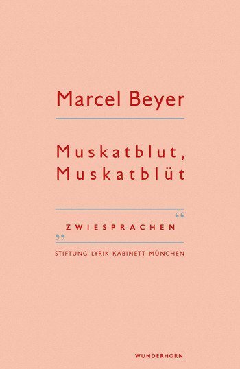 Cover: 9783884235324 | Muskatblut, Muskatblüt | Marcel Beyer | Taschenbuch | 32 S. | Deutsch