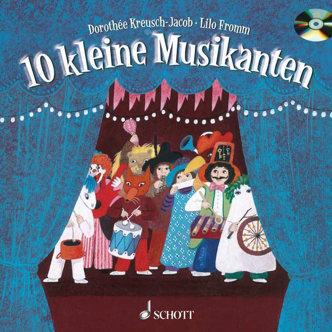 Cover: 9783795704650 | 10 kleine Musikanten, m. Audio-CD | Dorothée Kreusch-Jacob | Buch