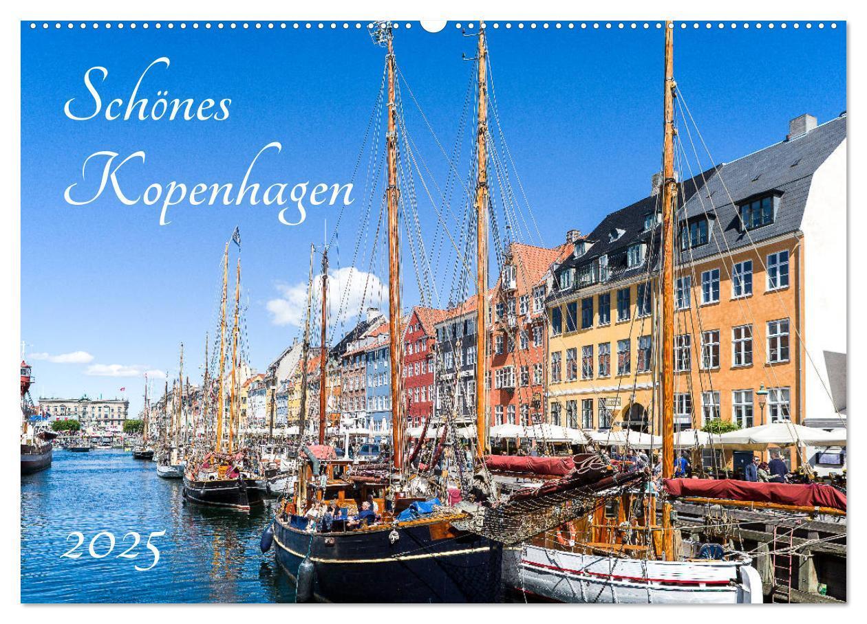 Cover: 9783435450558 | Schönes Kopenhagen (Wandkalender 2025 DIN A2 quer), CALVENDO...