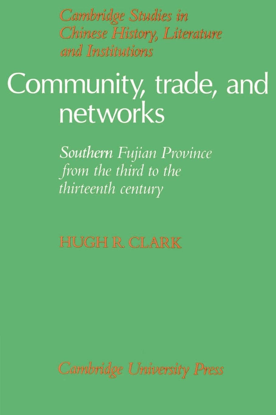 Cover: 9780521894470 | Community, Trade, and Networks | Hugh R. Clark | Taschenbuch | 2002