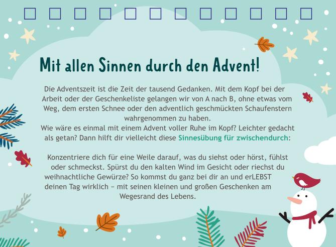 Bild: 9783780614124 | 24 kleine Auszeiten | Ein Adventskalender | Claudia Elisabeth Klein