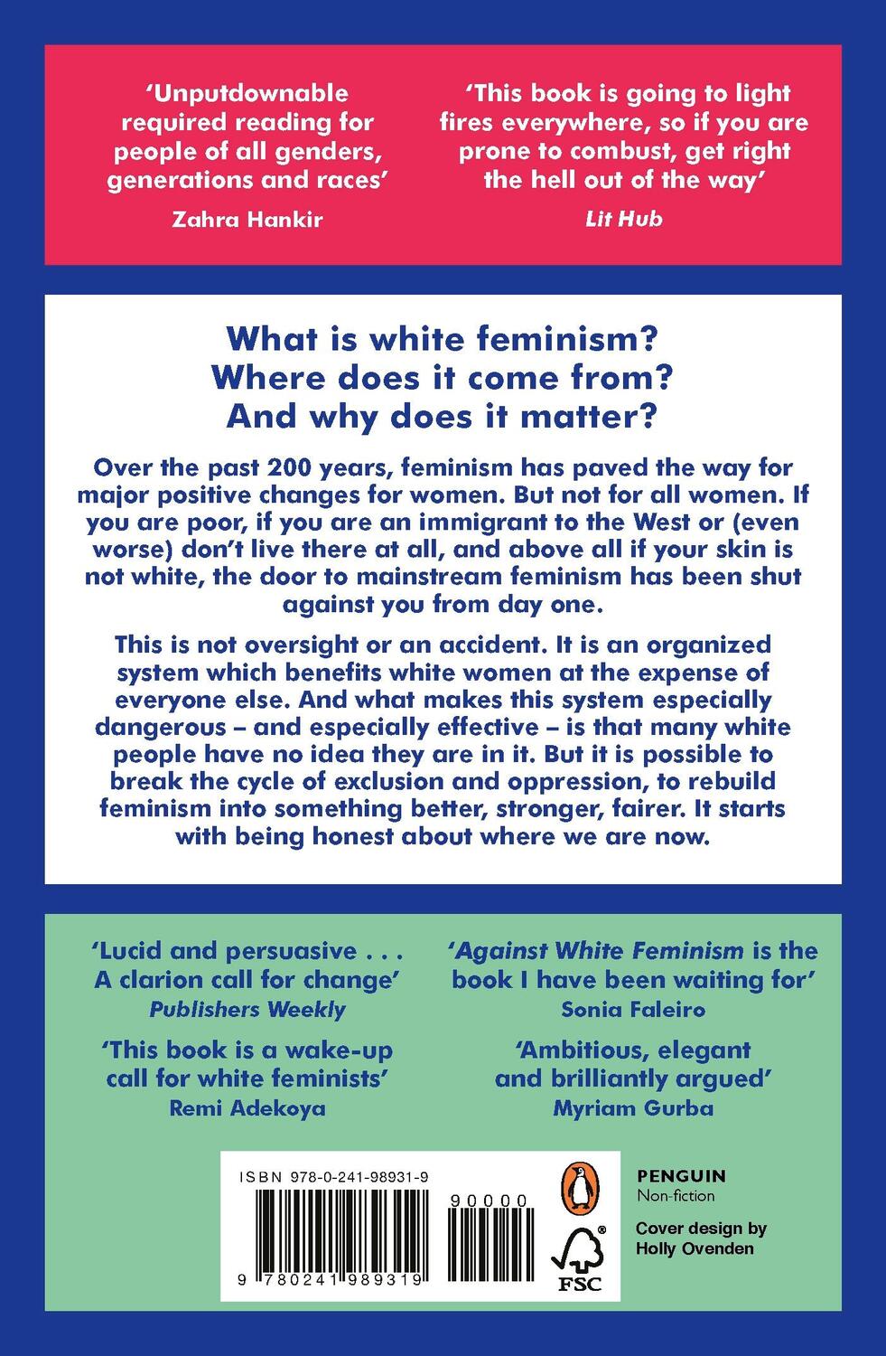 Rückseite: 9780241989319 | Against White Feminism | Rafia Zakaria | Taschenbuch | XII | Englisch