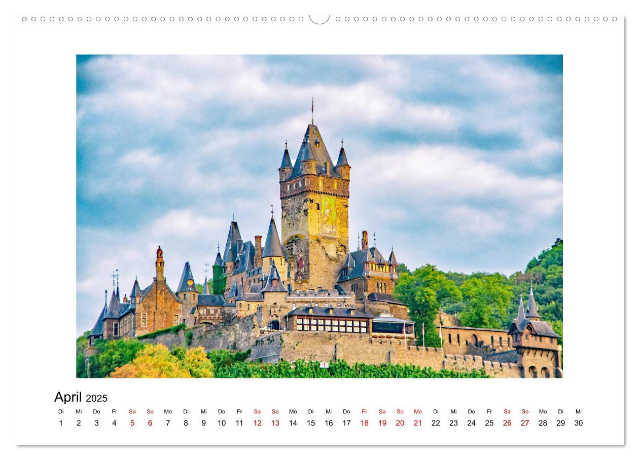 Bild: 9783435282234 | Cochem - an der Mosel (Wandkalender 2025 DIN A2 quer), CALVENDO...