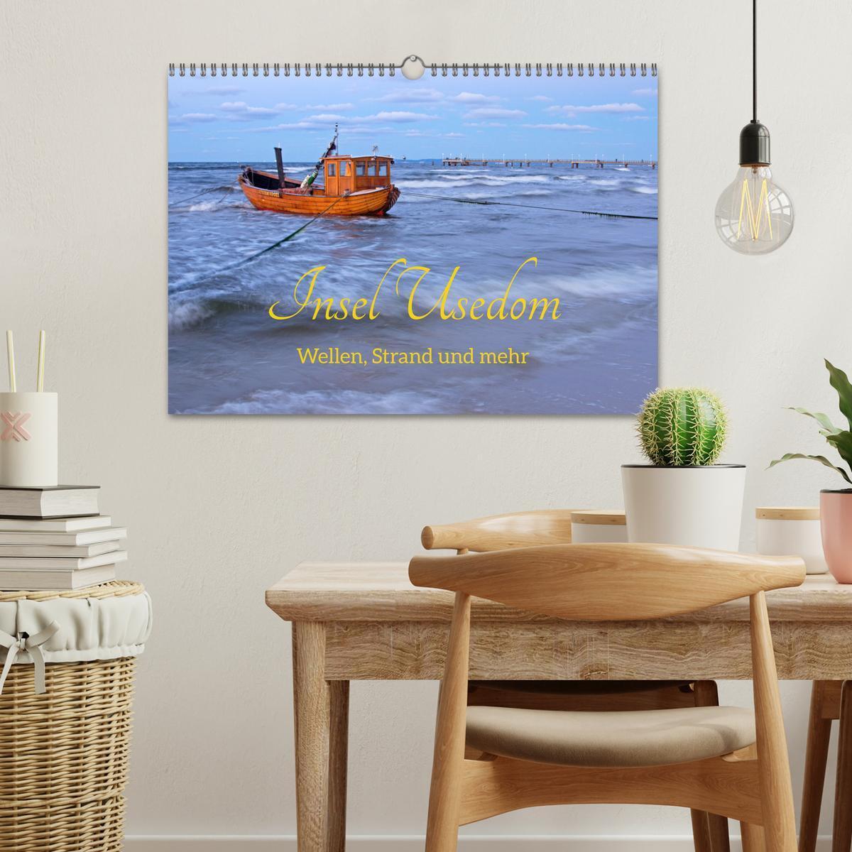 Bild: 9783435028825 | Insel Usedom - Wellen, Strand und mehr (Wandkalender 2025 DIN A3...