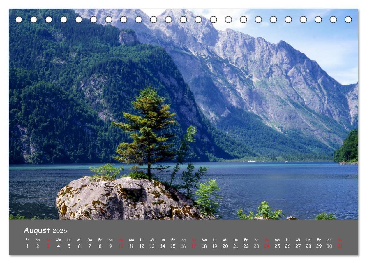 Bild: 9783435706884 | Zauberhaftes Berchtesgadener Land (Tischkalender 2025 DIN A5 quer),...