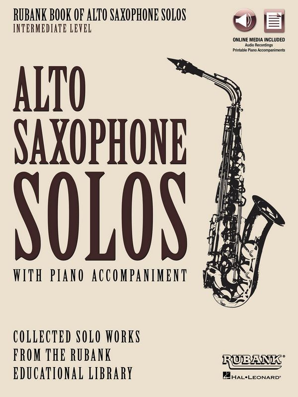 Cover: 9781495065095 | Rubank Book of Alto Saxophone Solos - Intermediate | 2016