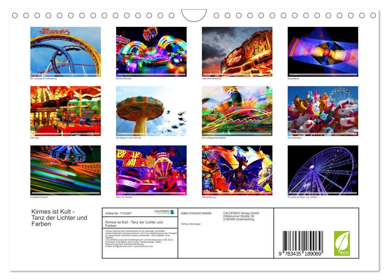 Bild: 9783435189069 | Kirmes ist Kult - Tanz der Lichter und Farben (Wandkalender 2025...