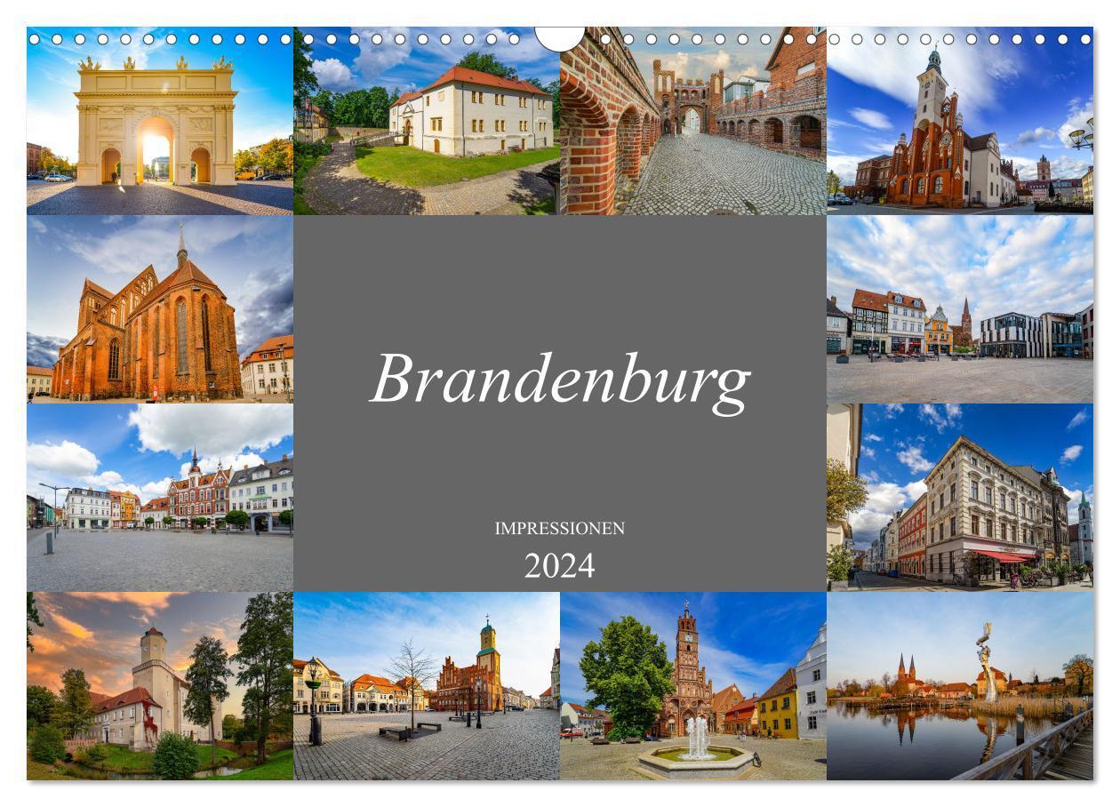 Cover: 9783675989085 | Brandenburg Impressionen (Wandkalender 2024 DIN A3 quer), CALVENDO...