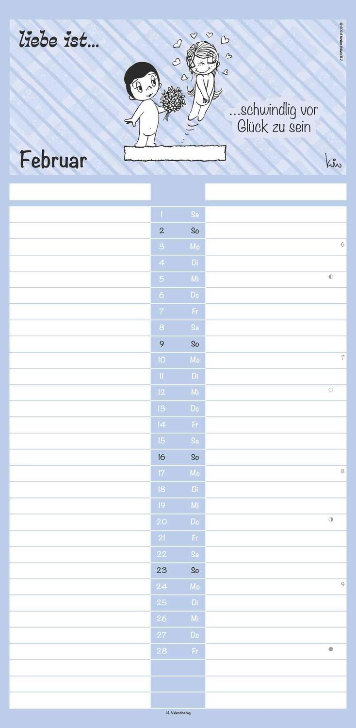 Bild: 4251732340605 | liebe ist... Terminplaner für 2 2025 - Familien-Timer -...