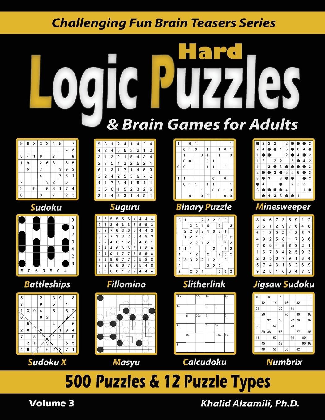 Cover: 9789922636092 | Hard Logic Puzzles &amp; Brain Games for Adults | Khalid Alzamili | Buch