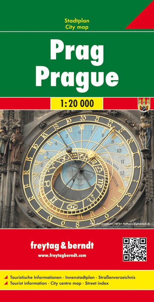 Cover: 9783850841221 | Prag Stadtplan 1 : 20 000 | (Land-)Karte | freytag & berndt Stadtpläne