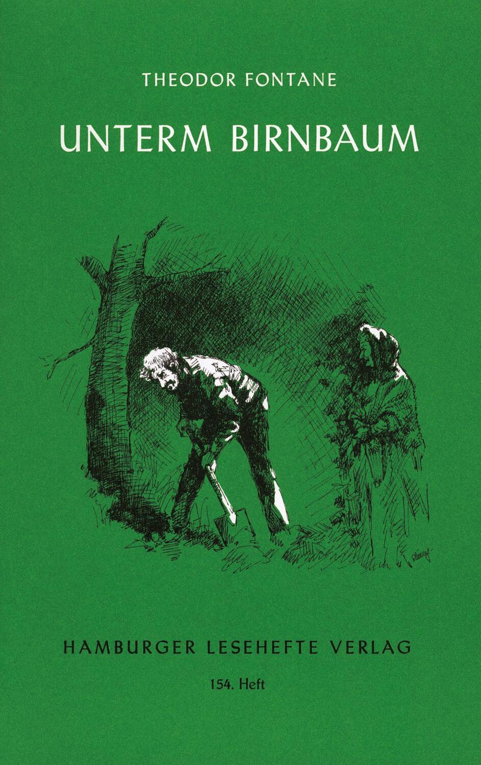 Cover: 9783872911537 | Unterm Birnbaum | Theodor Fontane | Taschenbuch | Hamburger Lesehefte