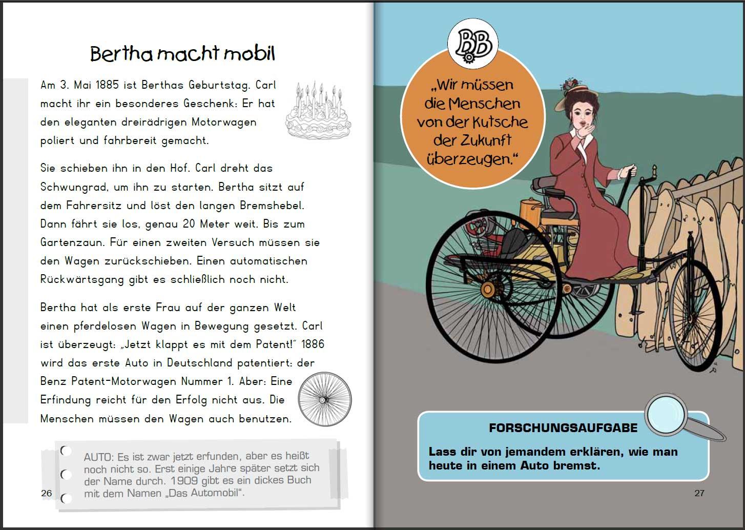 Bild: 9783990821091 | Bertha Benz - Die erste Autofahrerin | Heike Wolter (u. a.) | Buch