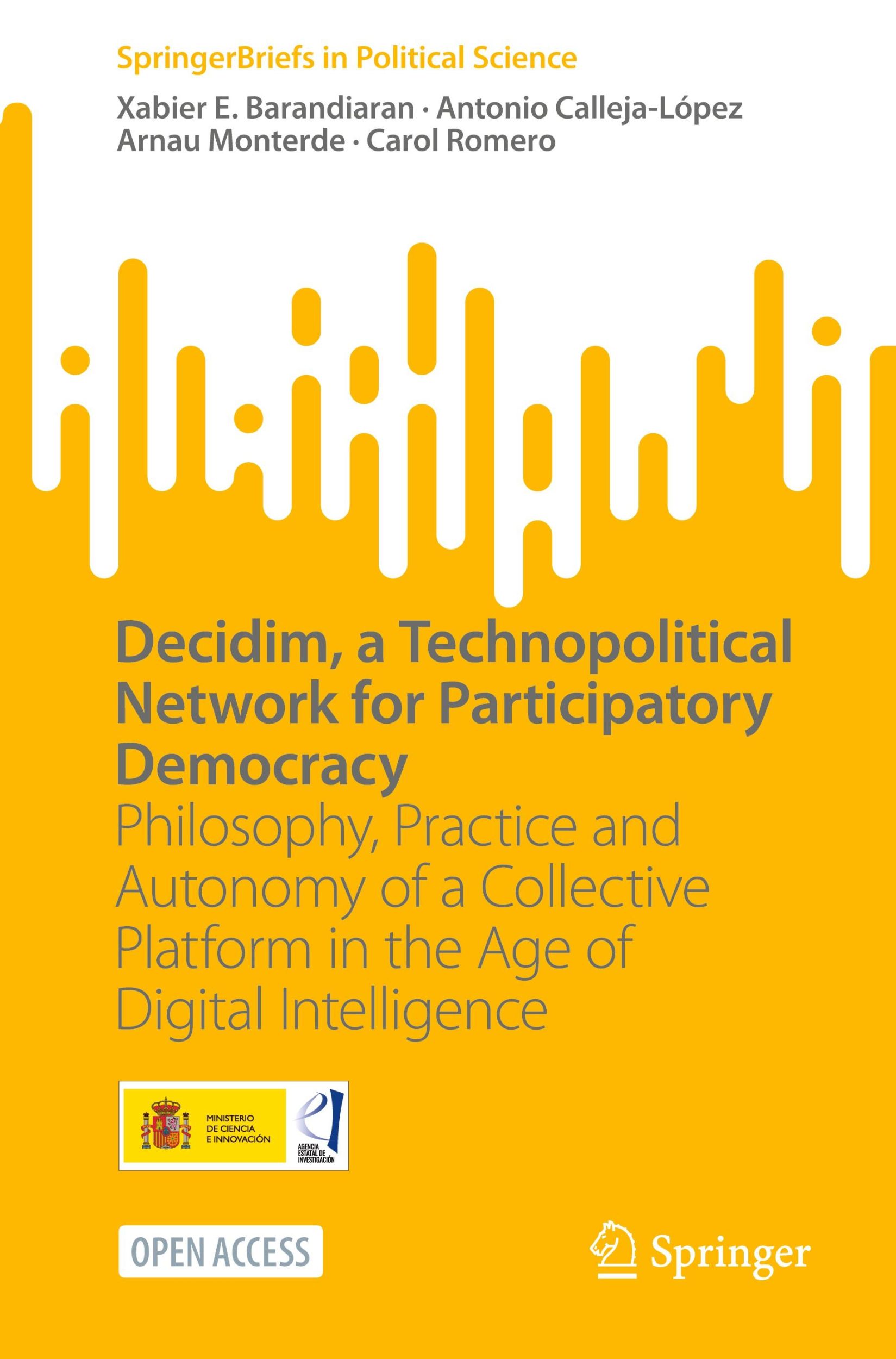 Cover: 9783031507830 | Decidim, a Technopolitical Network for Participatory Democracy | Buch