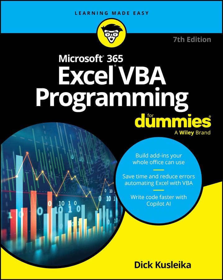 Cover: 9781394292394 | Microsoft 365 Excel VBA Programming for Dummies | Dick Kusleika | Buch