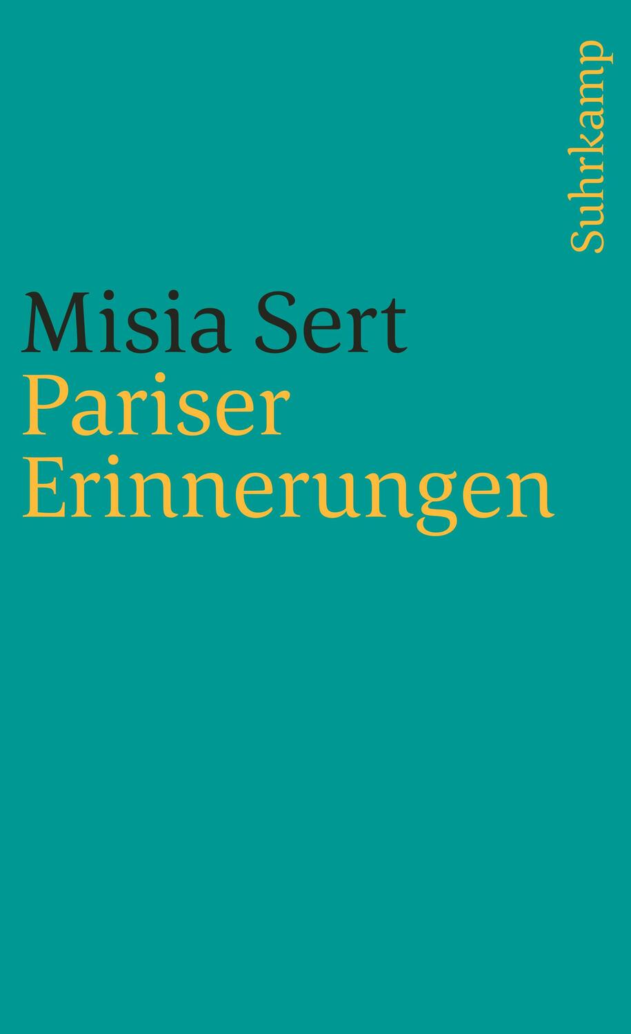 Cover: 9783518394922 | Pariser Erinnerungen | Misia Sert | Taschenbuch | Deutsch | 1999