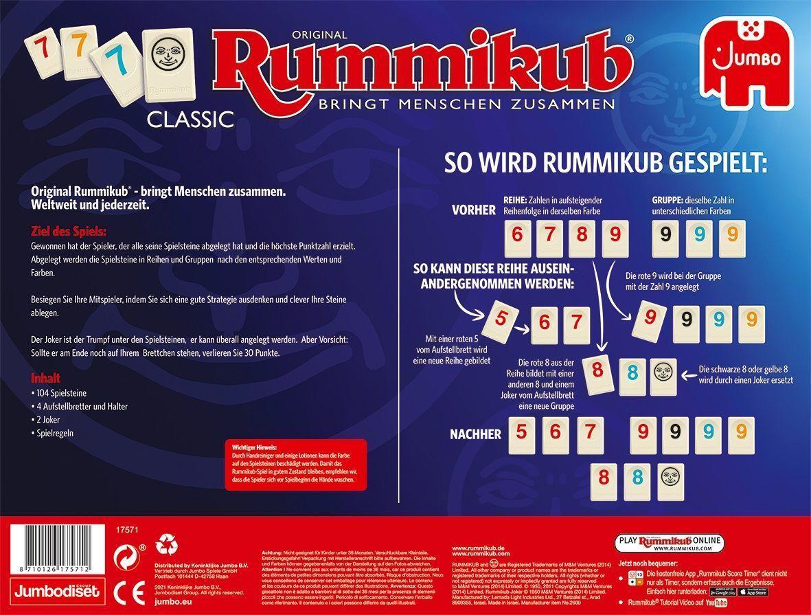 Bild: 8710126175712 | Original Rummikub Classic | Spiel | Rummikub | Deutsch | 2007