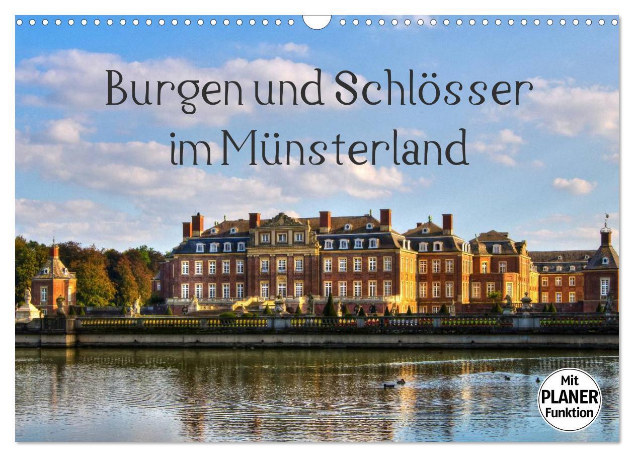 Cover: 9783383332418 | Burgen und Schlösser im Münsterland (Wandkalender 2024 DIN A3...
