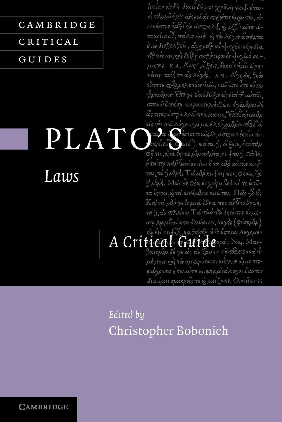 Cover: 9781107658684 | Plato's 'Laws' | A Critical Guide | Christopher Bobonich | Taschenbuch
