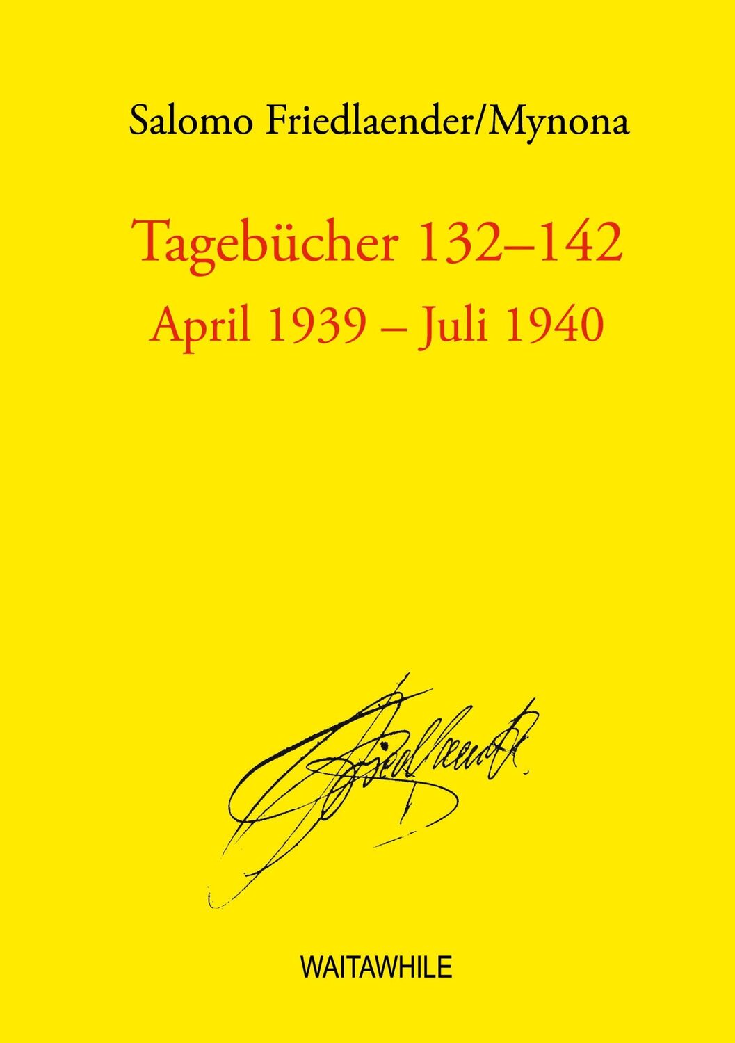 Cover: 9783758331077 | Tagebücher 132-142 | April 1939-Juli 1940 | Salomo Friedlaender | Buch