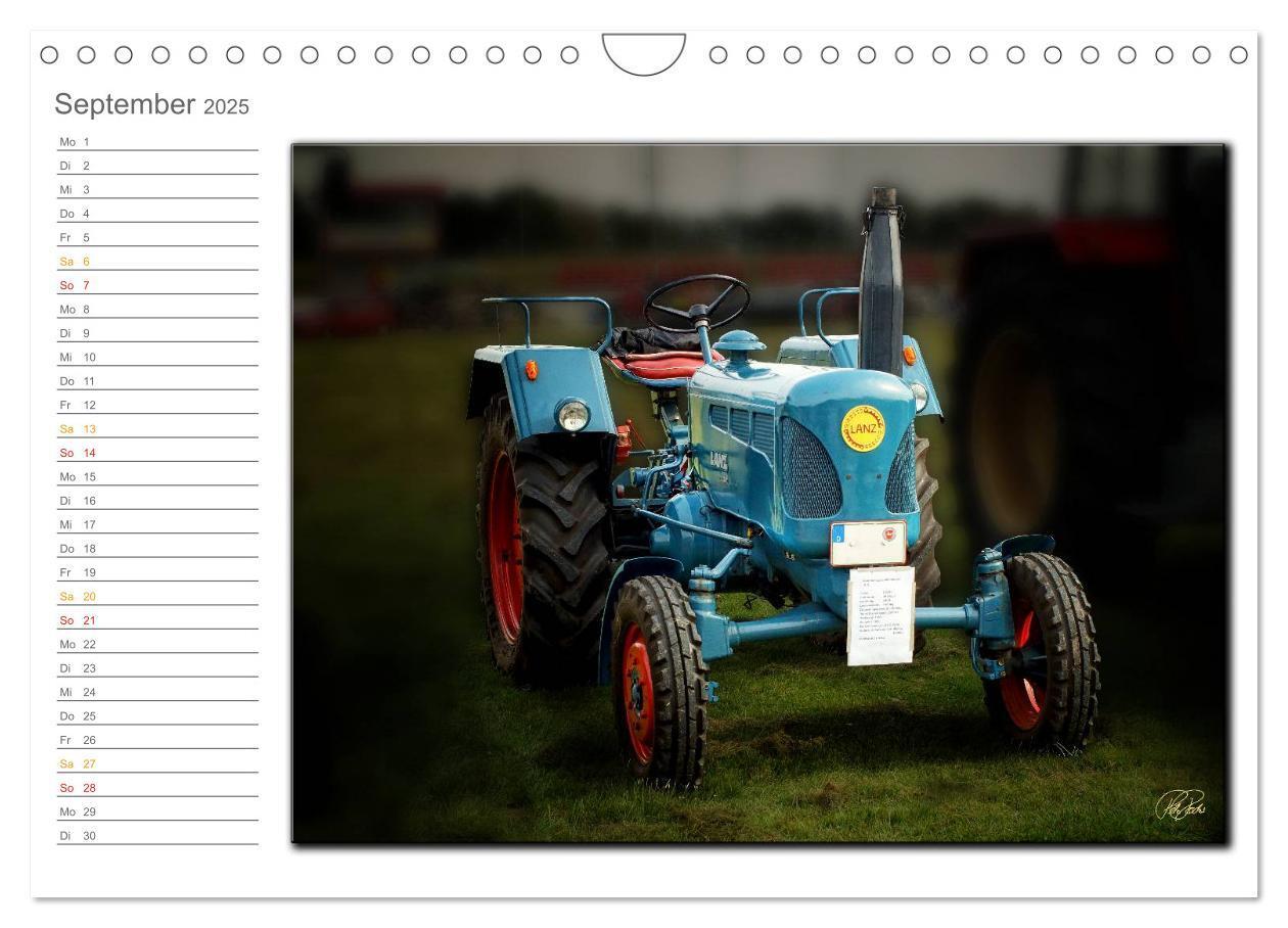 Bild: 9783435634880 | Oldtimer - geliebte Trecker (Wandkalender 2025 DIN A4 quer),...